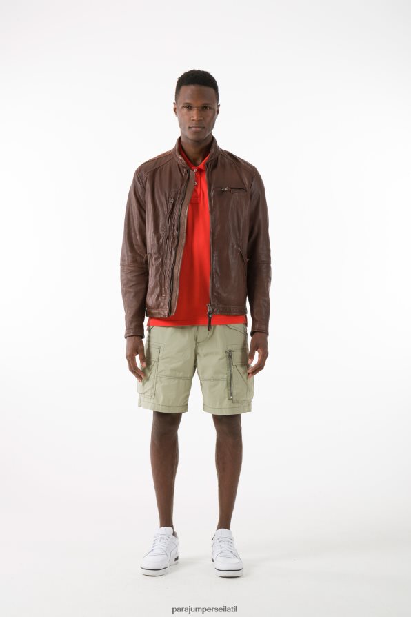 Parajumpers גברים עור ג'סטין הַלבָּשָׁה דִמיוֹנִי R042V0106