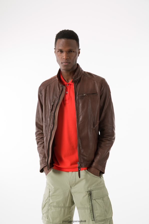 Parajumpers גברים עור ג'סטין הַלבָּשָׁה דִמיוֹנִי R042V0106