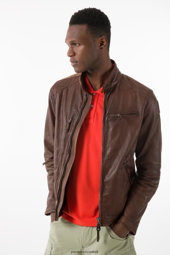 Parajumpers גברים עור ג'סטין הַלבָּשָׁה דִמיוֹנִי R042V0106