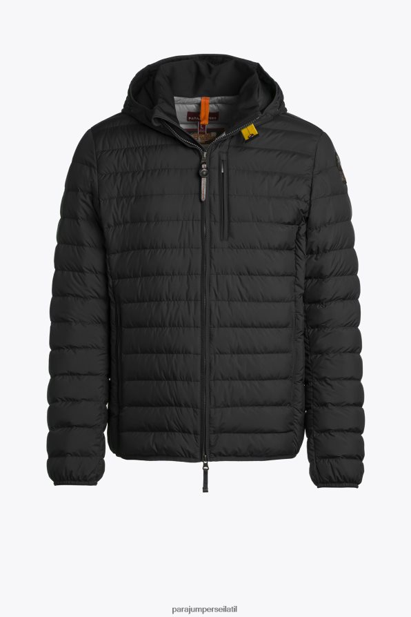 Parajumpers גברים ברגע אחרון הַלבָּשָׁה שָׁחוֹר R042V014