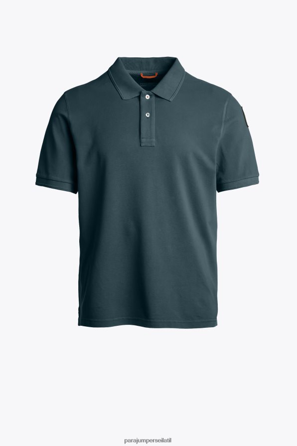 Parajumpers גברים פולו בסיסי הַלבָּשָׁה עמוק האטלנטי R042V0145