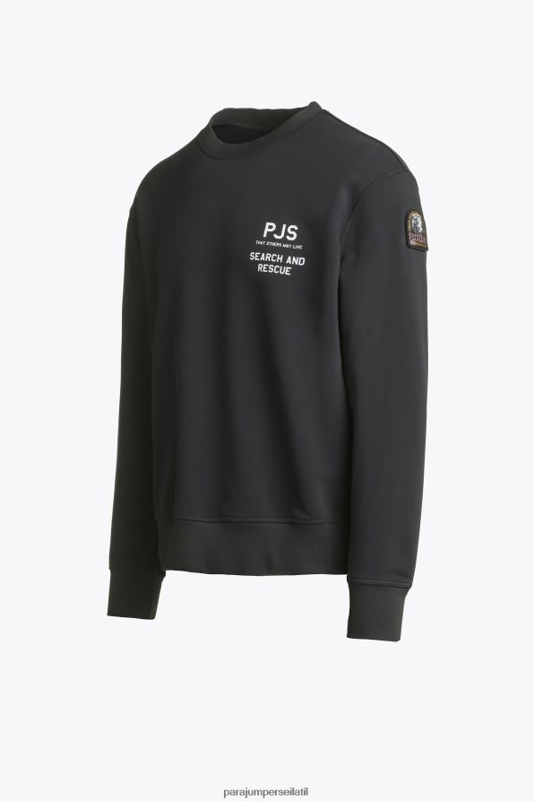 Parajumpers גברים אֵינְסוֹף הַלבָּשָׁה שָׁחוֹר R042V0157