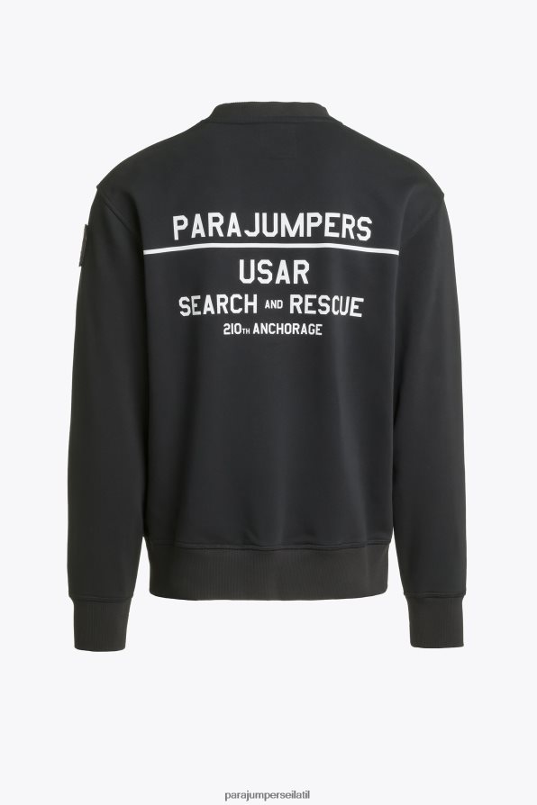 Parajumpers גברים אֵינְסוֹף הַלבָּשָׁה שָׁחוֹר R042V0157