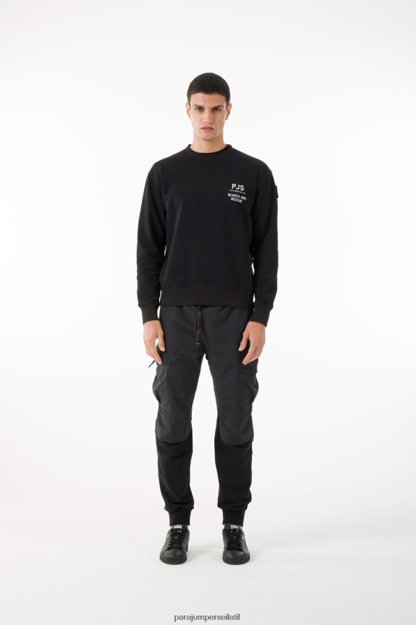 Parajumpers גברים אֵינְסוֹף הַלבָּשָׁה שָׁחוֹר R042V0157