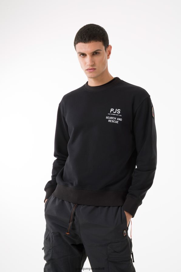 Parajumpers גברים אֵינְסוֹף הַלבָּשָׁה שָׁחוֹר R042V0157