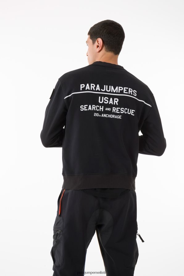 Parajumpers גברים אֵינְסוֹף הַלבָּשָׁה שָׁחוֹר R042V0157