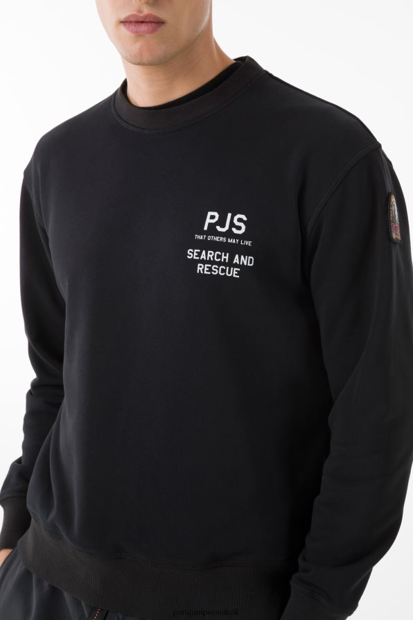 Parajumpers גברים אֵינְסוֹף הַלבָּשָׁה שָׁחוֹר R042V0157