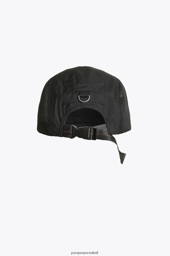 Parajumpers גברים כובע זבוב אבזר שָׁחוֹר R042V0185