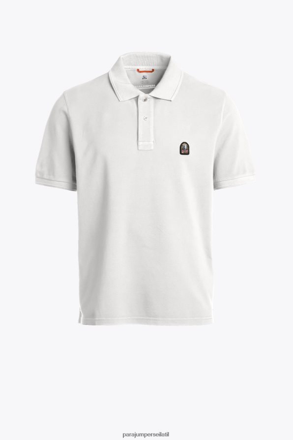 Parajumpers גברים טלאי פולו הַלבָּשָׁה צבע קרם R042V0187