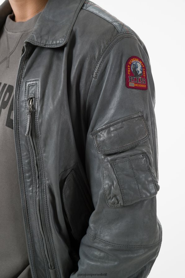 Parajumpers גברים עור בריגדיר הַלבָּשָׁה גובלין כחול R042V0217