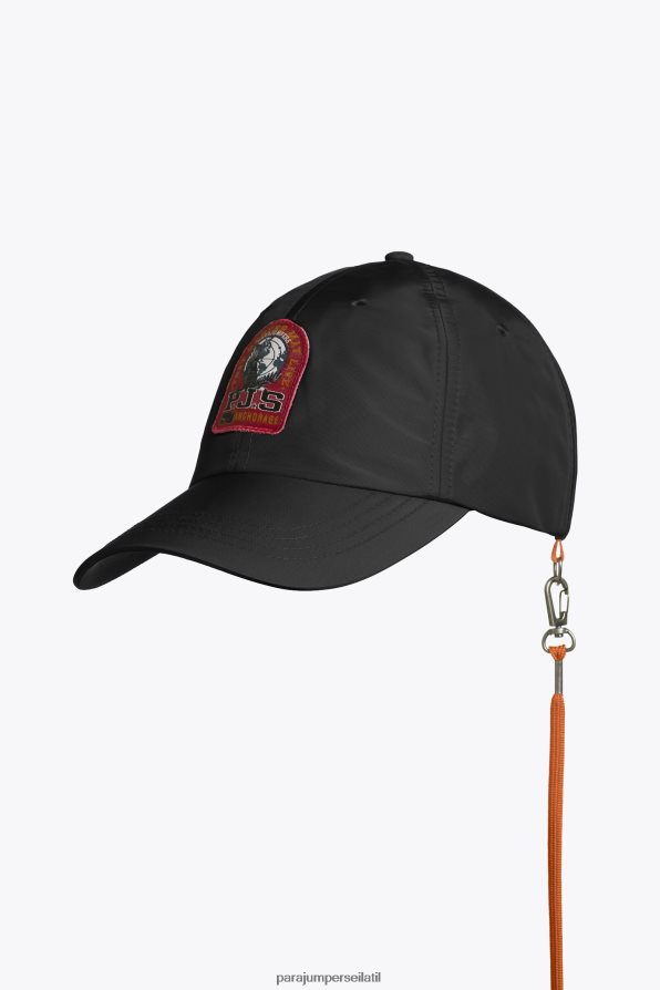 Parajumpers גברים כובע בראבו אבזר שָׁחוֹר R042V0222