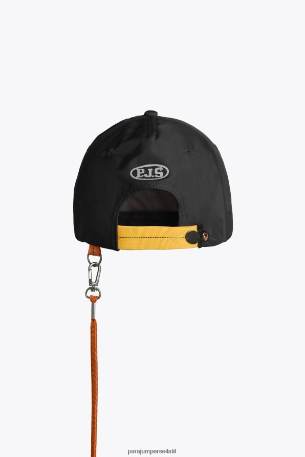 Parajumpers גברים כובע בראבו אבזר שָׁחוֹר R042V0222