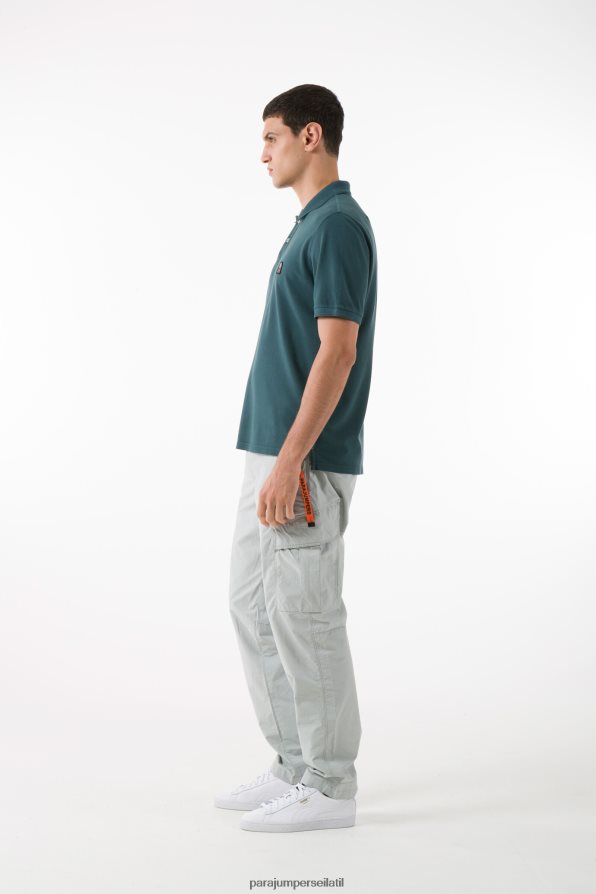 Parajumpers גברים טלאי פולו הַלבָּשָׁה סביבה ירוקה R042V0226