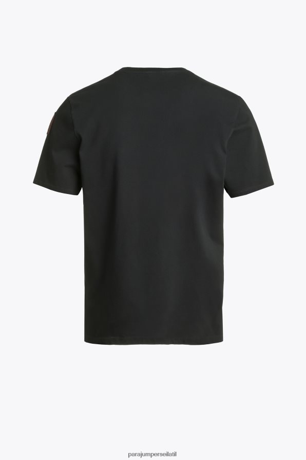 Parajumpers גברים טי טייפ הַלבָּשָׁה שָׁחוֹר R042V029