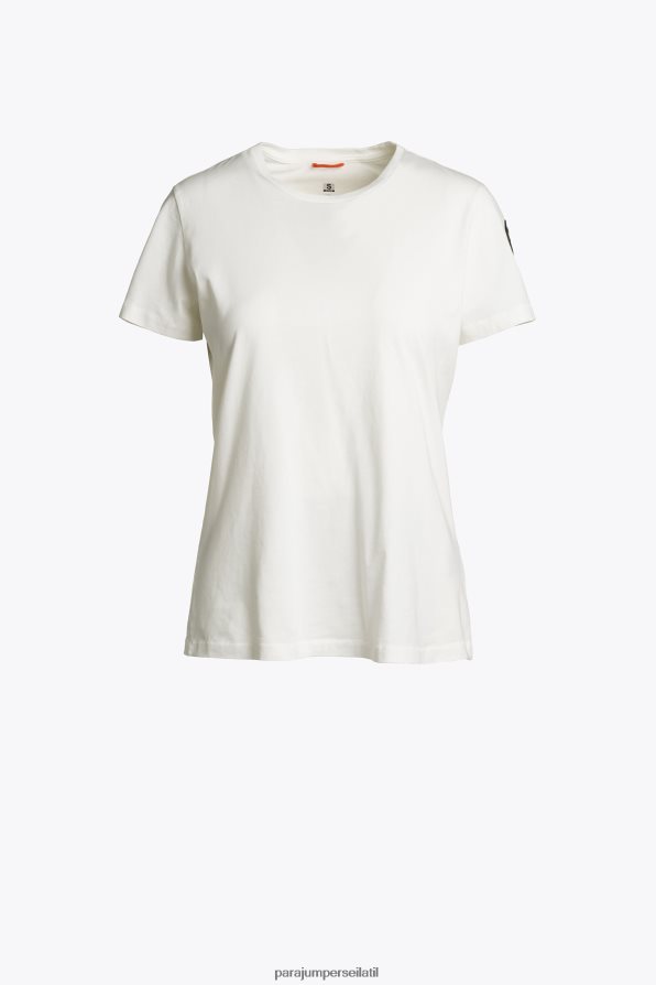 Parajumpers נשים טי בסיסי הַלבָּשָׁה צבע קרם R042V0338