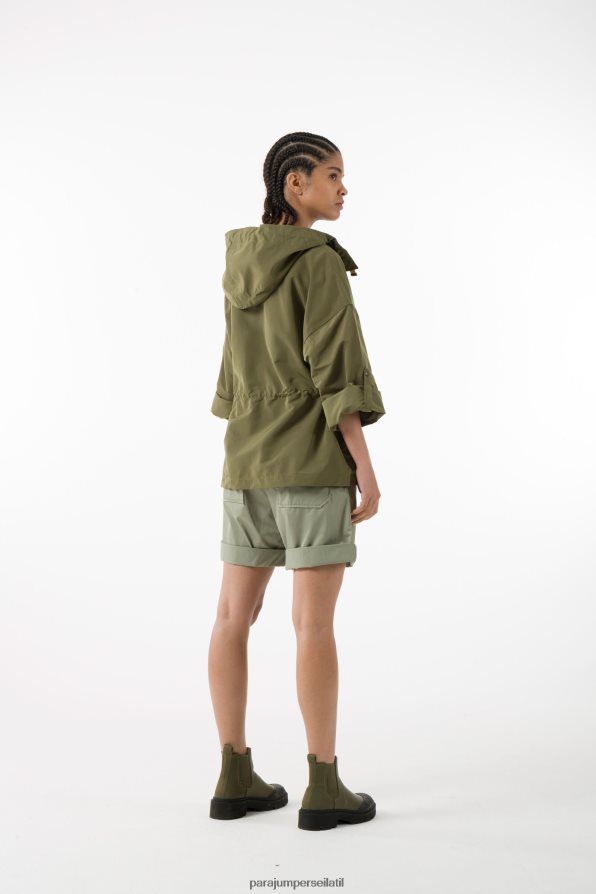 Parajumpers נשים היילי הַלבָּשָׁה ירוק עודף R042V0349