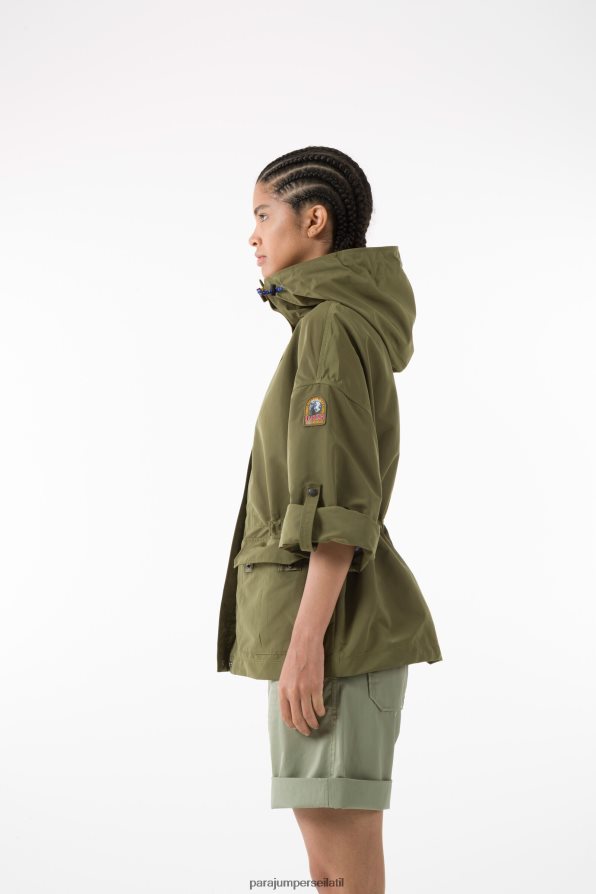 Parajumpers נשים היילי הַלבָּשָׁה ירוק עודף R042V0349