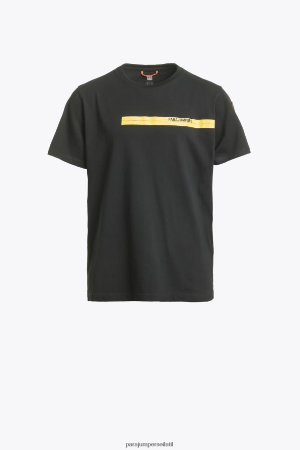 Parajumpers בנים טי טייפ הַלבָּשָׁה שָׁחוֹר R042V0381