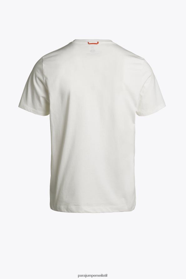 Parajumpers גברים חלל טי הַלבָּשָׁה צבע קרם R042V041