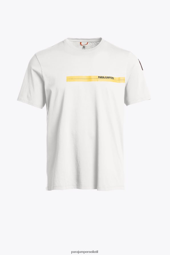 Parajumpers גברים טי טייפ הַלבָּשָׁה צבע קרם R042V044