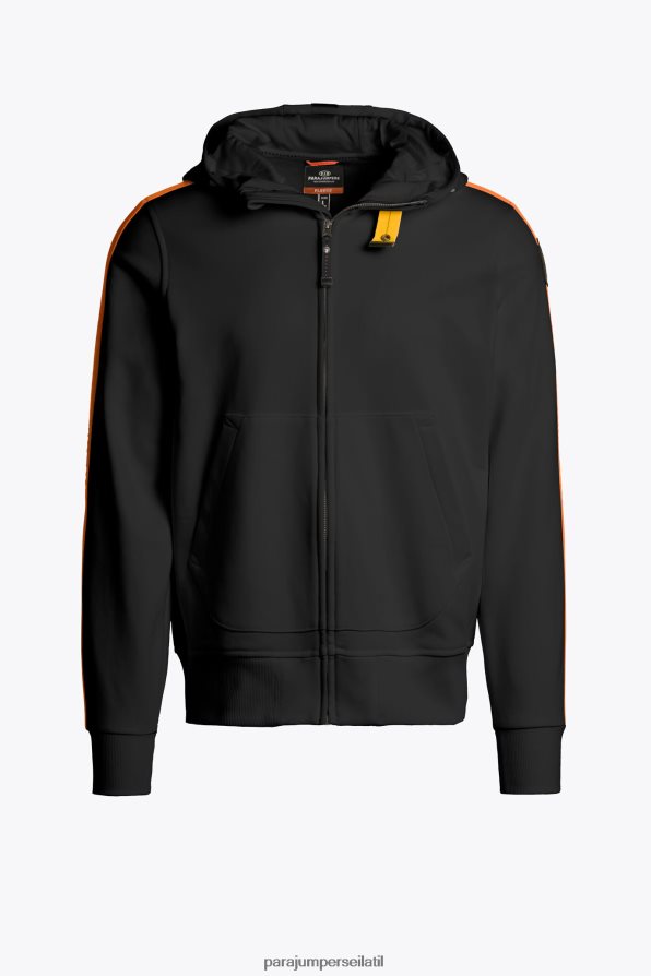 Parajumpers גברים אלדרין הַלבָּשָׁה שָׁחוֹר R042V056