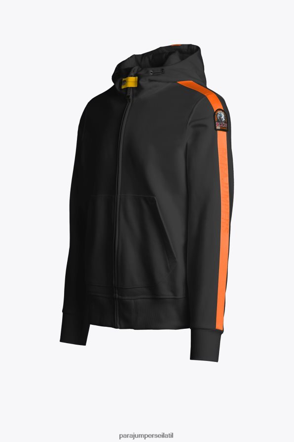 Parajumpers גברים אלדרין הַלבָּשָׁה שָׁחוֹר R042V056