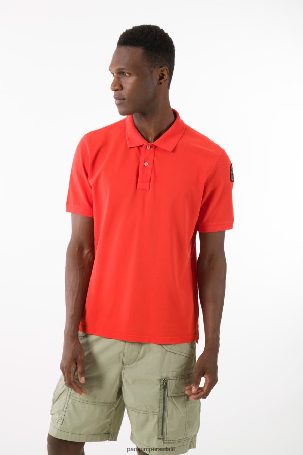 Parajumpers גברים פולו בסיסי הַלבָּשָׁה צבע קרם R042V065