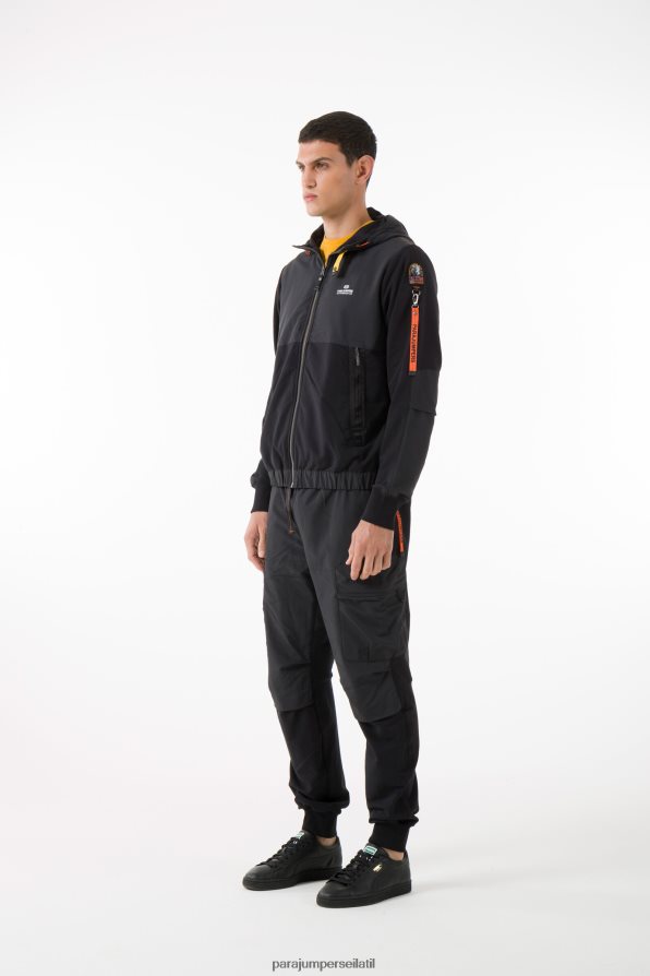 Parajumpers גברים קִלשׁוֹן הַלבָּשָׁה שָׁחוֹר R042V069