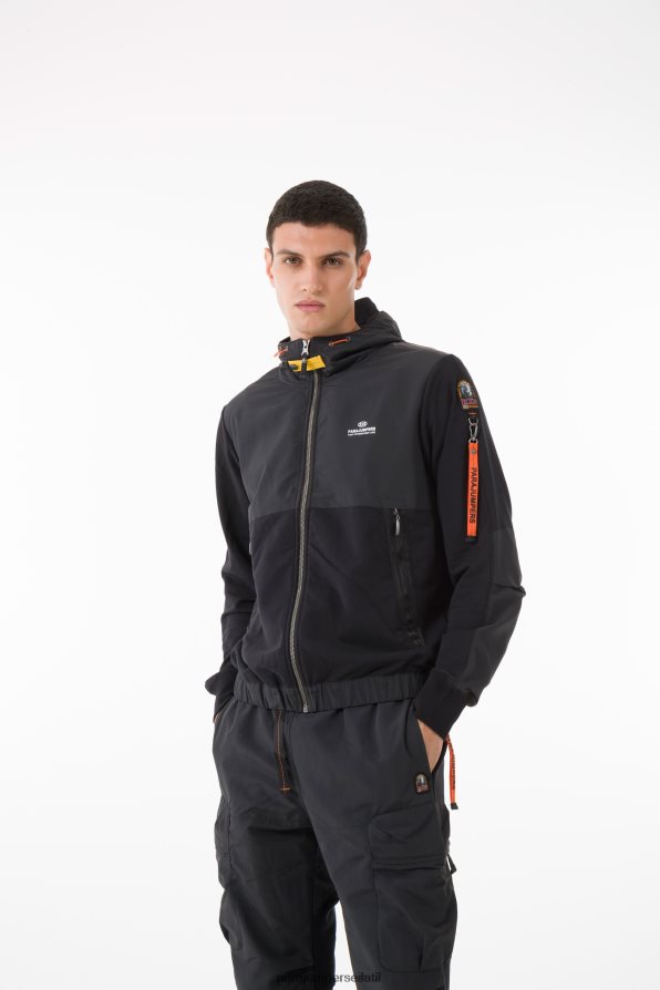 Parajumpers גברים קִלשׁוֹן הַלבָּשָׁה שָׁחוֹר R042V069