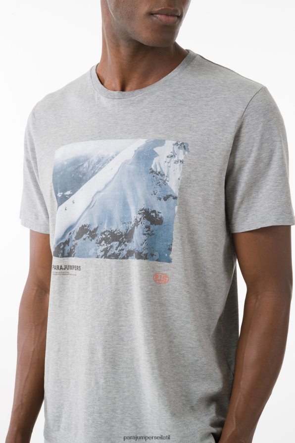 Parajumpers גברים אויר דליל הַלבָּשָׁה מלאנג' כסף R042V091