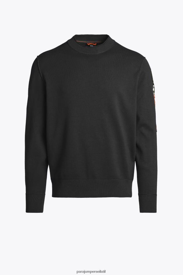 Parajumpers גברים מצח הַלבָּשָׁה שָׁחוֹר R042V095