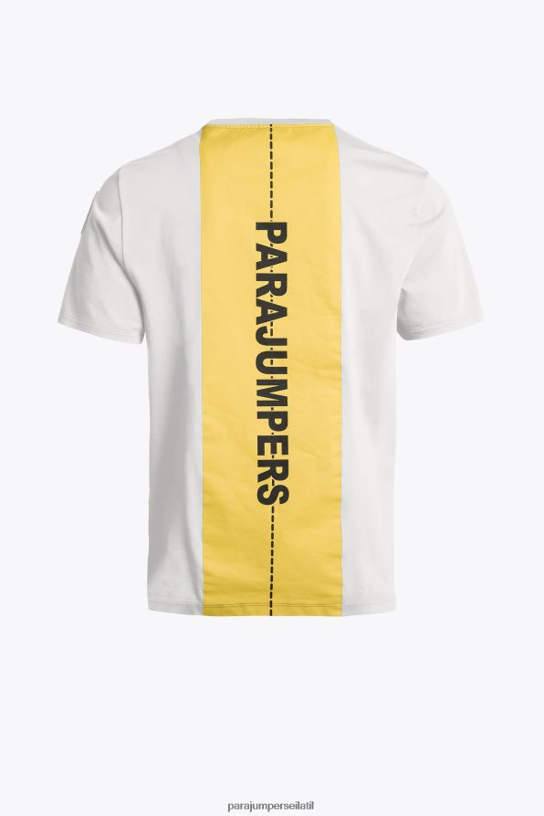 Parajumpers גברים טי מסלול הַלבָּשָׁה צבע קרם R042V099