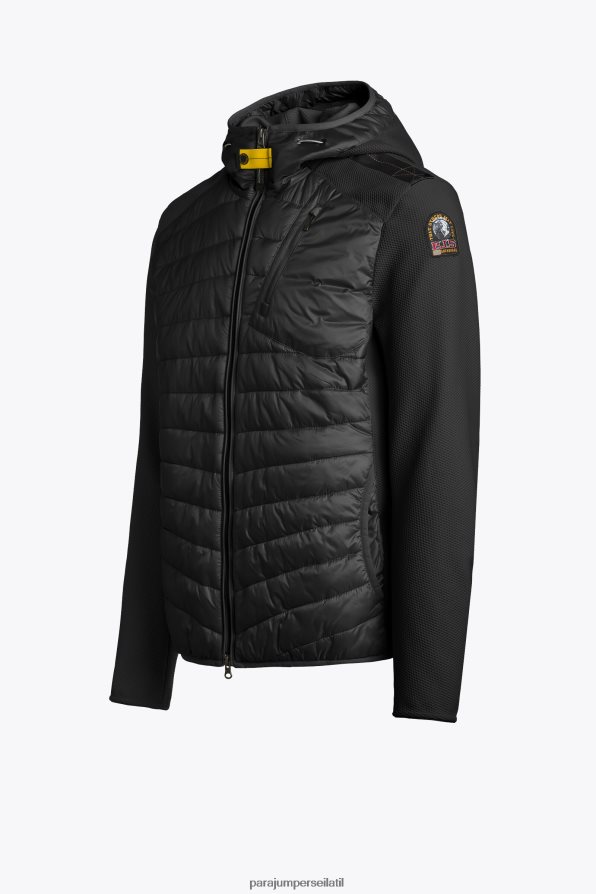 Parajumpers גברים נולן הַלבָּשָׁה שָׁחוֹר R042V09