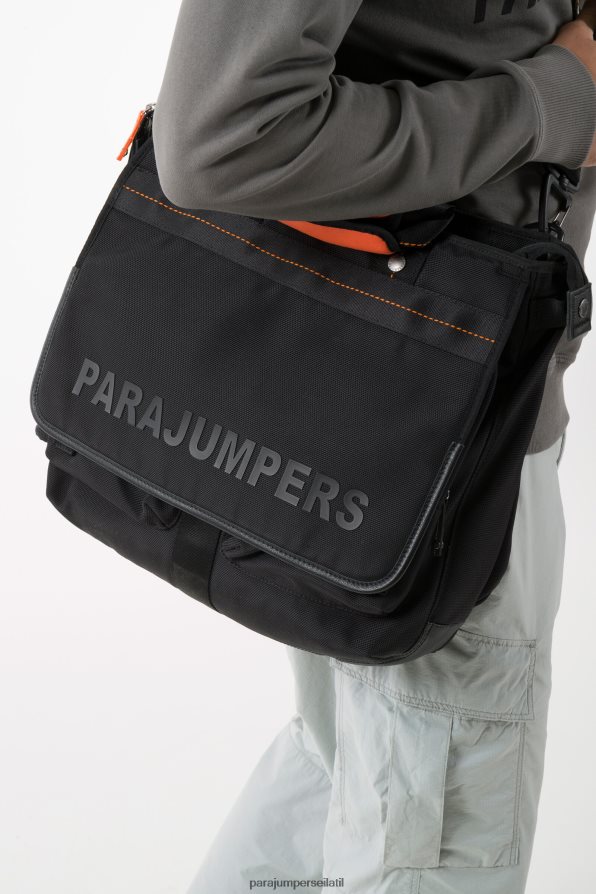 Parajumpers גברים portage - תיק אבזר שָׁחוֹר R042V0180