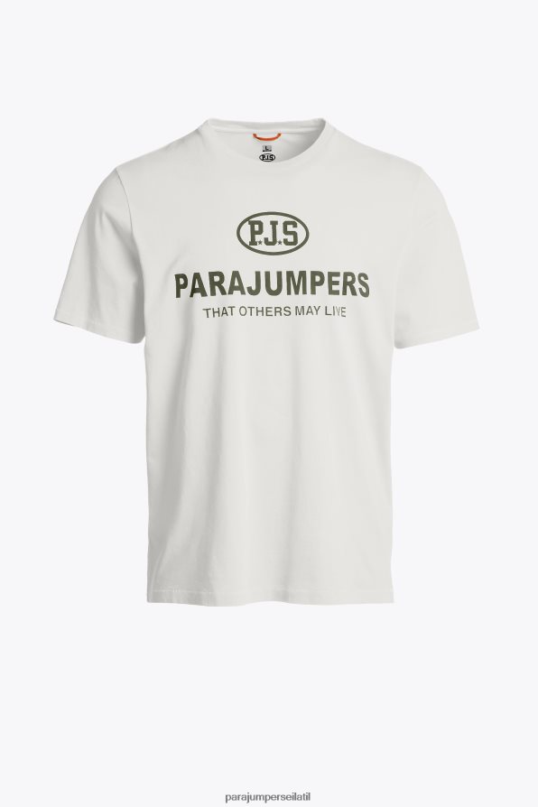 Parajumpers גברים toml טי הַלבָּשָׁה צבע קרם R042V0182